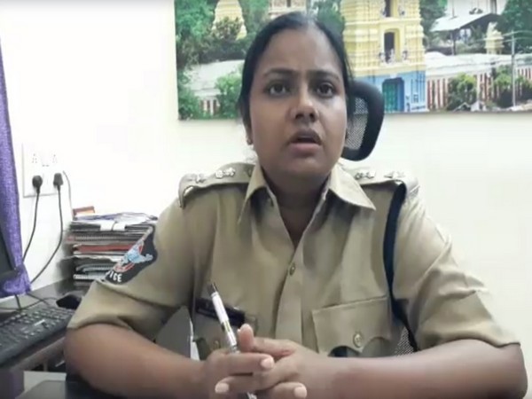 CID SP Mary Prasanti talking to ANI in Amaravati, Andhra Pradesh on Thursday. Photo/ANI