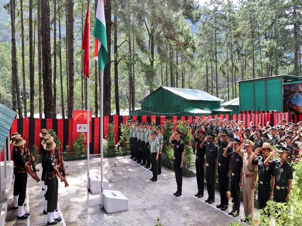 Indian Army on Saturday took the handover of all five Indian nationals at Kibithu border post (Picture tweeted by Union Minister Kiren Rijiju)