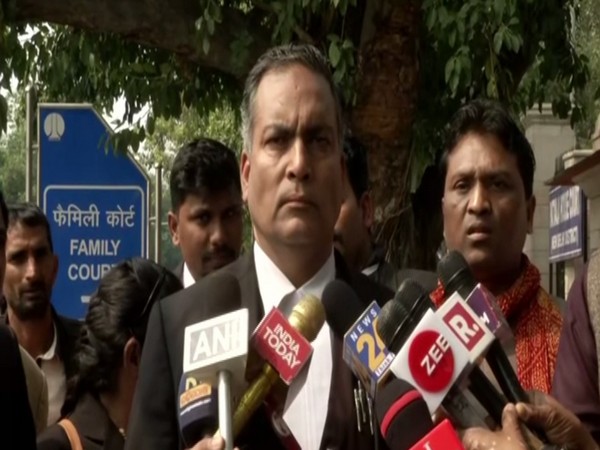 Advocate AP Singh, lawyer of Nirbhaya convict Vinay Sharma, talking to reporters in New Delhi on Saturday. Photo/ANI