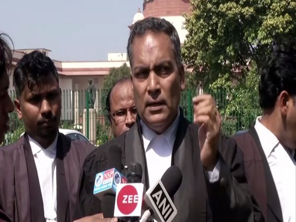 Advocate AP Singh, lawyer of the Nirbhaya convicts, talking to reporters in New Delhi on Tuesday. Photo/ANI