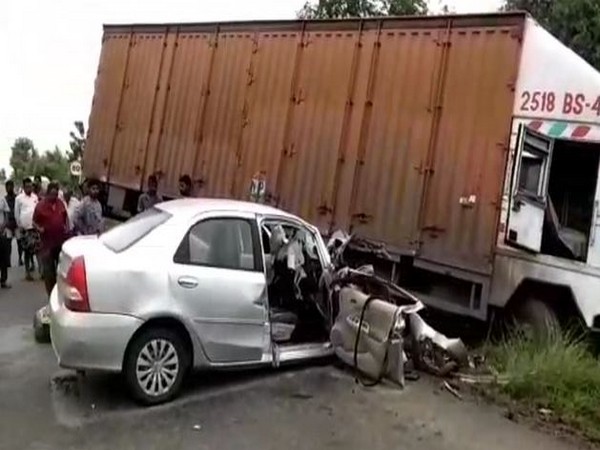 Visual from the site of accident in Kadapa district on Monday. Photo/ANI