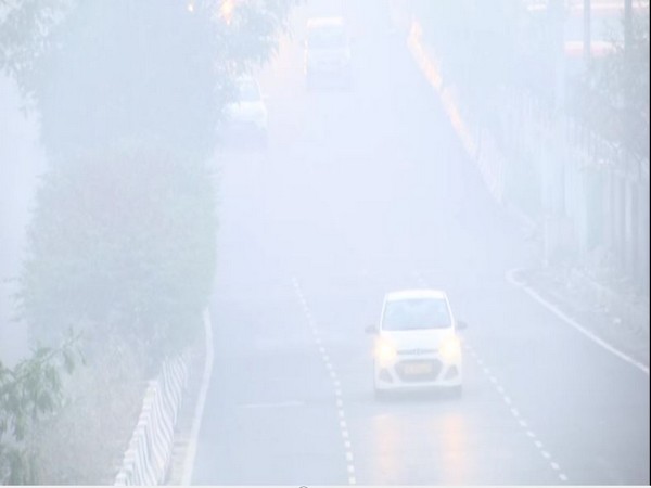 Air quality of Delhi on Saturday morning (Photo/ANI)
