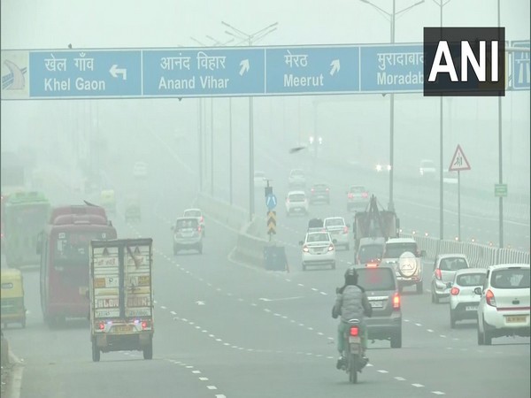 Visual from Delhi near Anand Vihar area. (Photo/ANI)