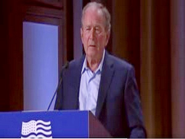 Former US president George W. Bush