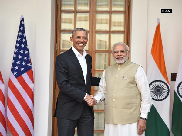 Former US President Barack Obama and Prime Minister Narendra Modi 