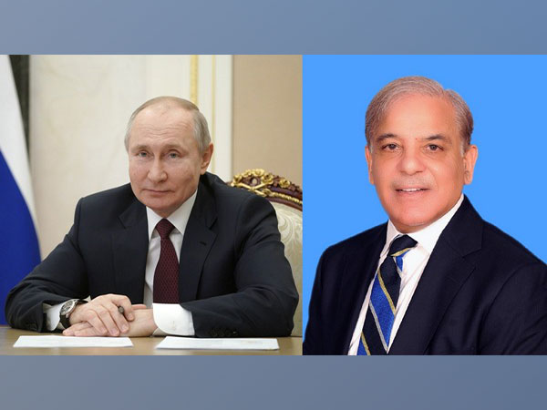 Russian President Vladimir Putin and newly appointed Pakistan prime minister Shehbaz Sharif