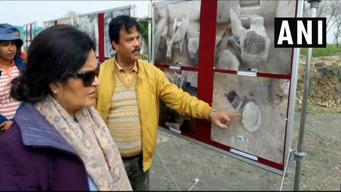  Director General of Archaeological Survey of India visits Baghpat excavation site