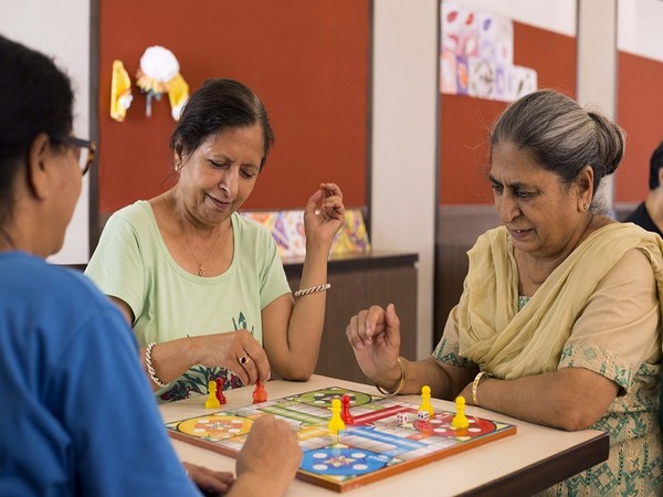 Residents enjoying Ludo