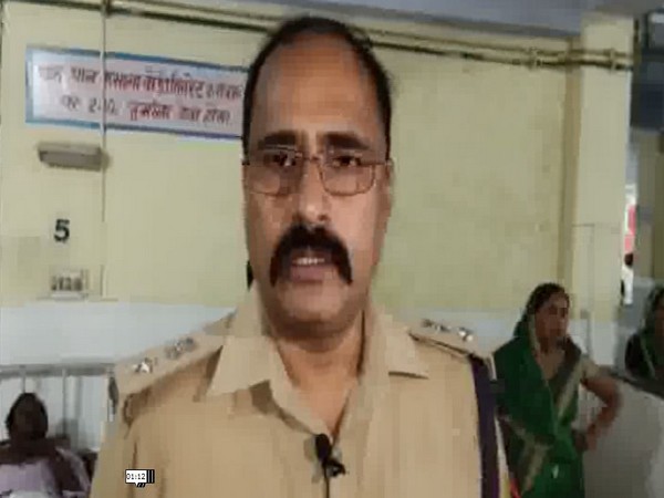 ASP Dinesh Tripathi speaking to ANI in Shahjahanpur on Saturday. Photo/ANI