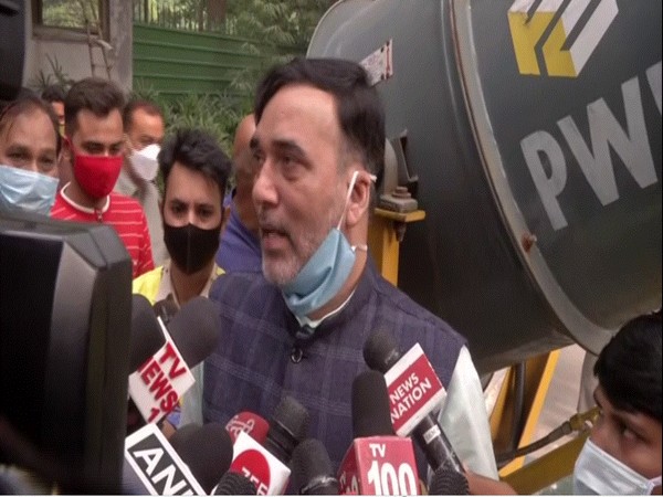 Environment minister of Delhi Gopal Rai on Friday. (Photo/ANI)