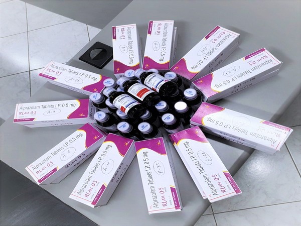 Visual of drugs seized by DRI (Photo/ANI)