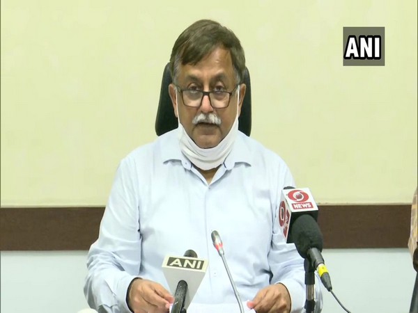 Uttar Pradesh Additional Chief Secretary, Home, Awanish Awasthi addressing a press conference in Lucknow on Sunday. Photo/ANI