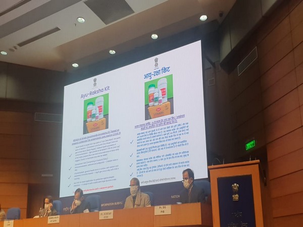 Visuals from Union health briefing (Photo/ANI)