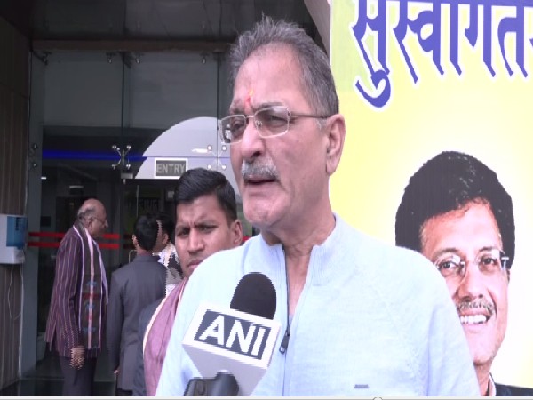 BJP leader Kavinder Gupta speaking to ANI on Sunday in New Delhi. (Photo/ANI)