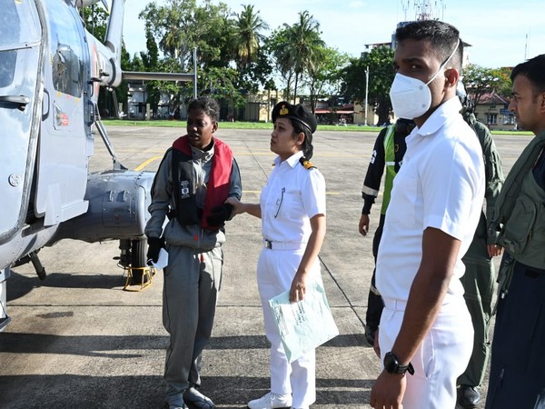 Medical evacuation of Seychelles coast guard crew