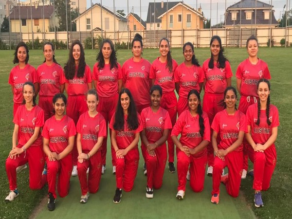 Austrian women's team (Photo/ICC Twitter)