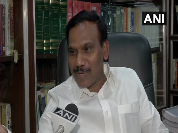 DMK leader and Lok Sabha MP A Raja