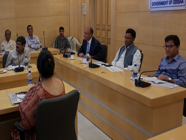 A state-level Unique Identification Implementation Committee meeting was held in Bhubaneswar on Tuesday. Photo/ANI