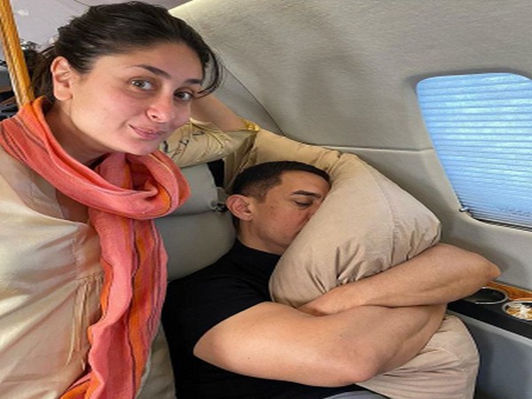 Actor Aamir Khan with Kareena Kapoor Khan (Image source: Instagram)