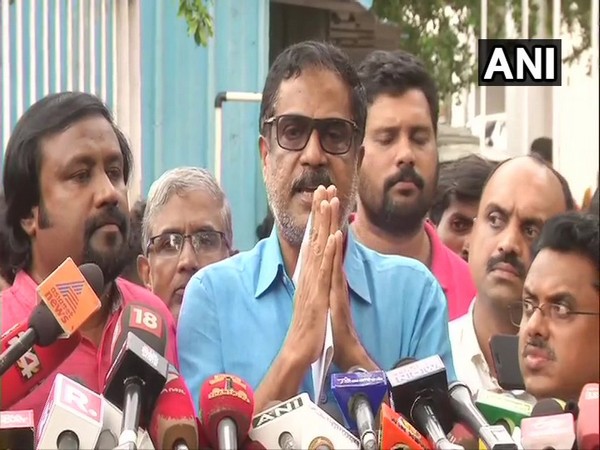 Abdul Latheef, father of Fathima Latheef, speaking to reporters in Chennai on Friday.