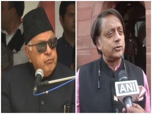 Farooq Abdullah, Shashi Tharoor (File Image)