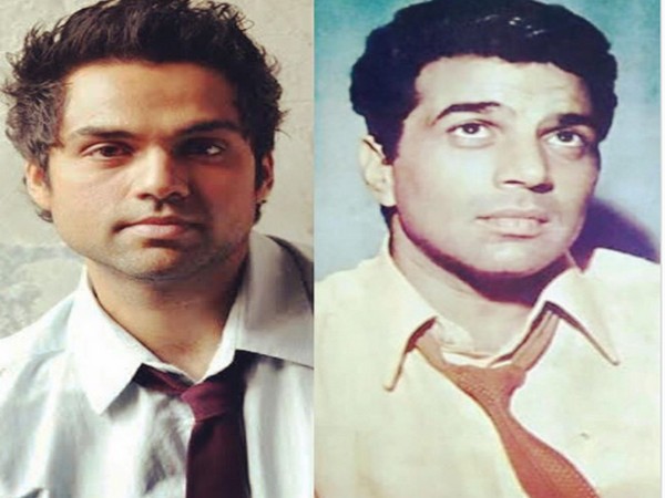 Actor Abhay Deol and his uncle and veteran actor Dharmendra Deol (Image Source: Instagram)