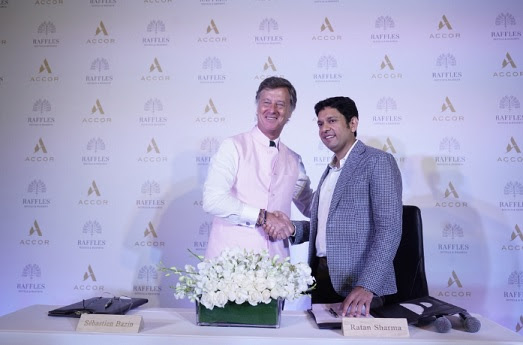 Sébastien Bazin, Chairman and CEO, Accor, with Ratankant Sharma