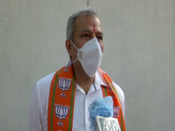 BJP Delhi president Adesh Kumar Gupta speaking to ANI in New Delhi on Wednesday. Photo/ANI