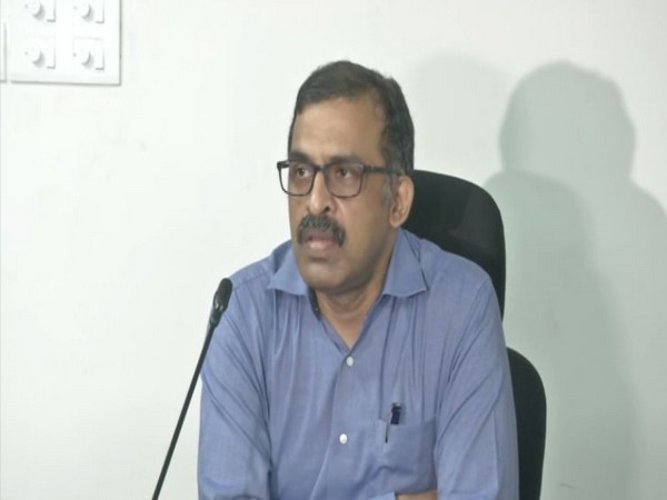 ADG Police GS Gangwar speaking to reporters in Patna on Wednesday. Photo/ANI