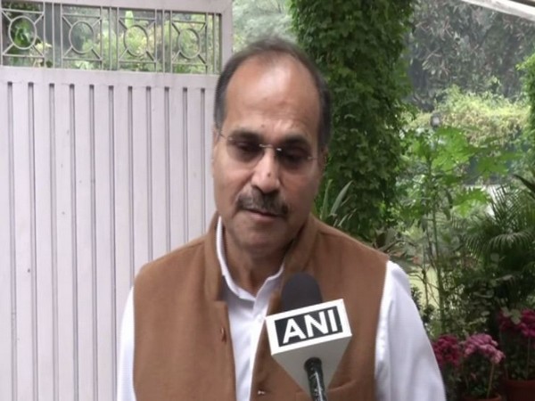 Leader of Congress in the Lok Sabha, Adhir Ranjan Chowdhury speaking to ANI in New Delhi on Thursday. Photo/ANI