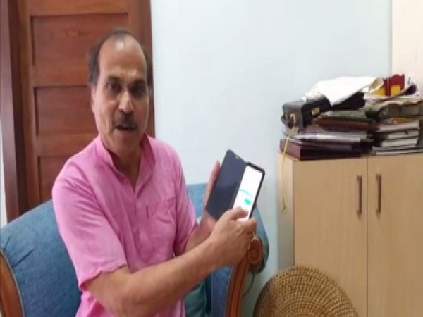 Congress leader from West Bengal Adhir Ranjan Chowdhury.     Photo/ANI