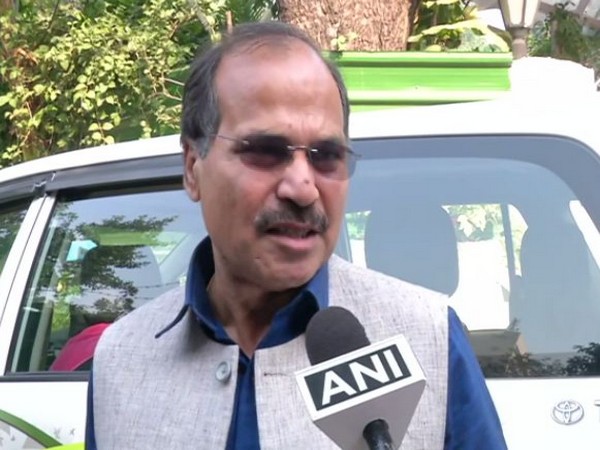 Leader of Congress in Lok Sabha Adhir Ranjan Chowdhury speaking to ANI in New Delhi on Wednesday. (Photo/ANI)