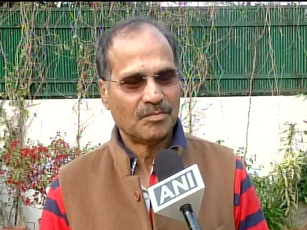 Congress MP Adhir Ranjan Chowdhury talking to ANI in New Delhi on Tuesday.