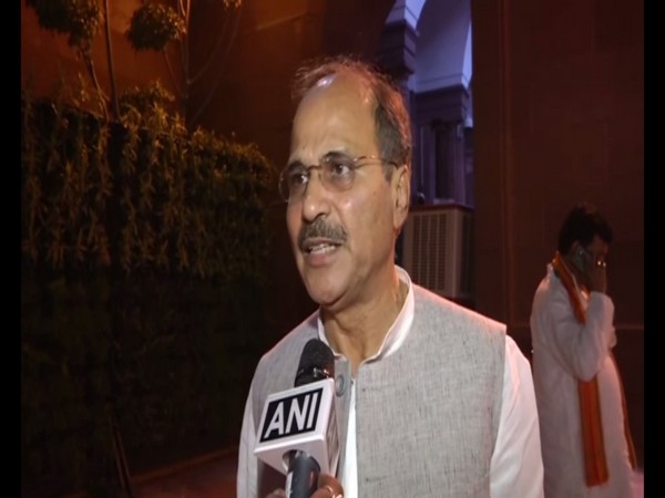 Congress leader in Lok Sabha Adhir Ranjan Chowdhury speaking to ANI in New Delhi on Monday. Photo/ANI
