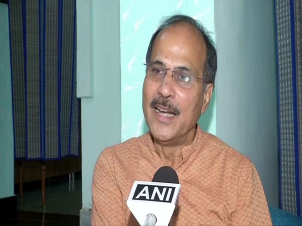 Leader of Congress in Lok Sabha Adhir Ranjan Chowdhury speaking to ANI on Sunday. Photo/ANI