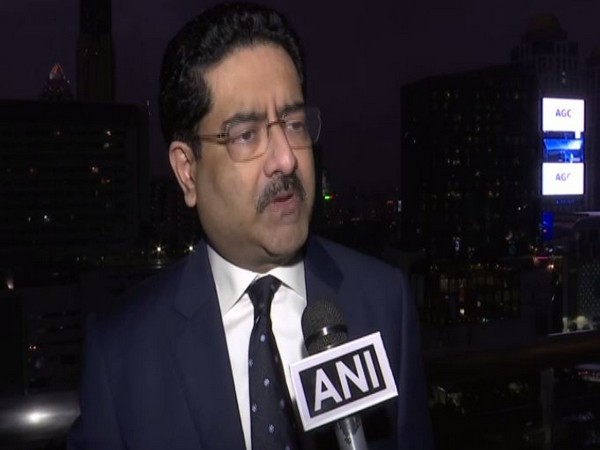 Kumar Mangalam Birla speaking to ANI in Bangkok on Friday. Photo/ANI
