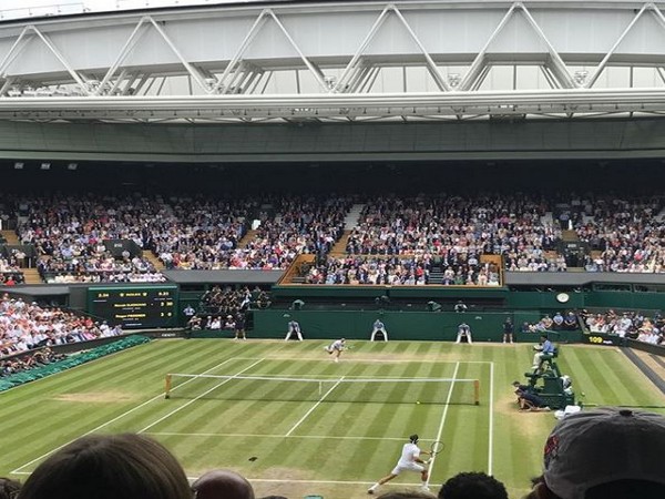Aditya Roy Kapoor Instagram post from Roger Federer vs Novak Djokovic Wimbledon final