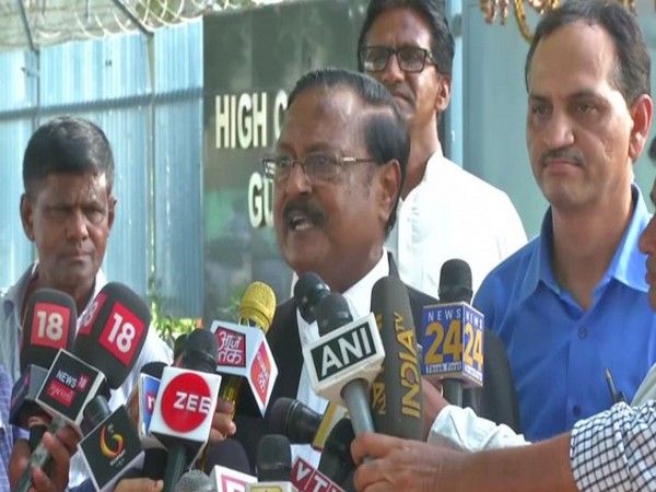 Advocate Satyapal Jain briefing media persons after the court hearing in Ahmedabad on Thursday. Photo/ANI