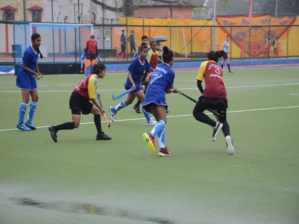 Andhra Pradesh hockey team in action (Image: Hockey India)