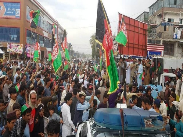 Afghans protest in Khost on Monday over Pak cross border fire 