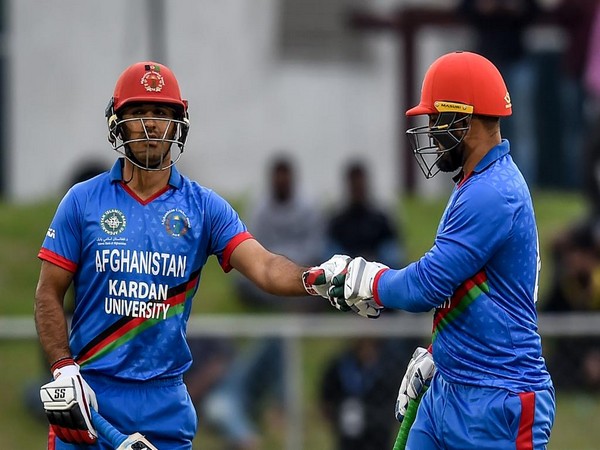 Afghanistan batsmen Samiullah Shinwari and Najibullah Zadran (Image: ICC Twitter)