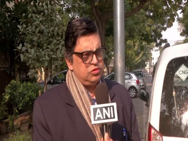 BJP leader Gopal Krishna Agarwal speaking to ANI in New Delhi on Wednesday. Photo/ANI