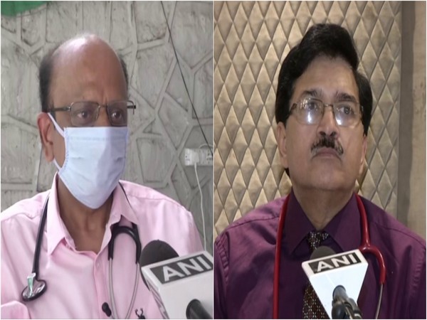 Former IMA president Dr KK Aggarwal and former secretary Dr Ravi Malik