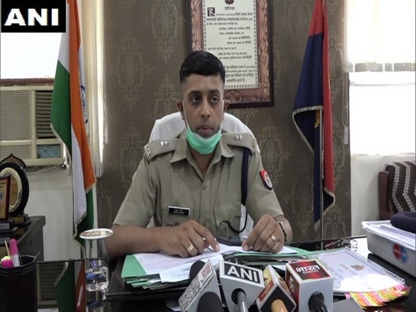 Botre Rohan Pramod, Superintendent of  Police, Agra on Wednesday. Photo/ANI