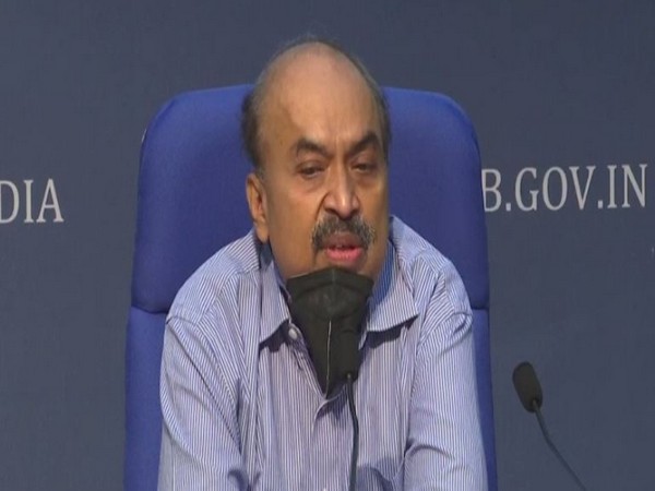 Sanjay Agarwal, Secretary, Agriculture Ministry speaking at a press conference in New Delhi on Wednesday. Photo/ANI