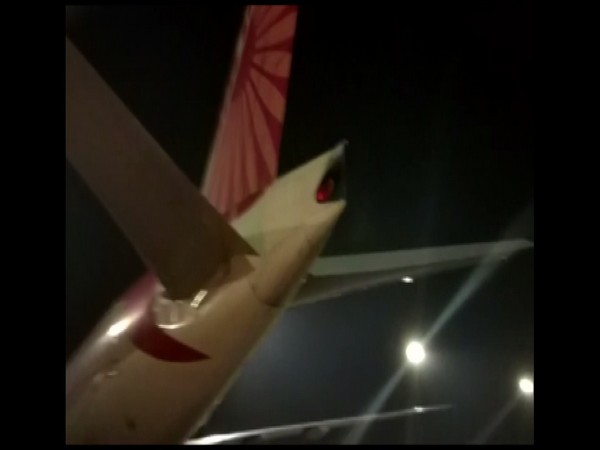 Air India flight catches fire