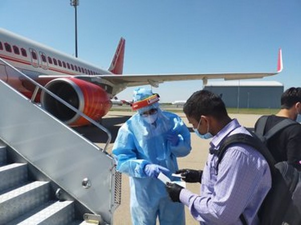 Indians board special AI flight at Nur-Sultan Airport in Kazakhstan on Saturday