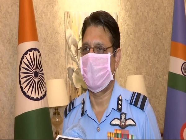 Air Vice Marshal Surat Singh, Assistant Chief of Air Staff Operations (Space), speaking to ANI on Sunday. Photo/ANI