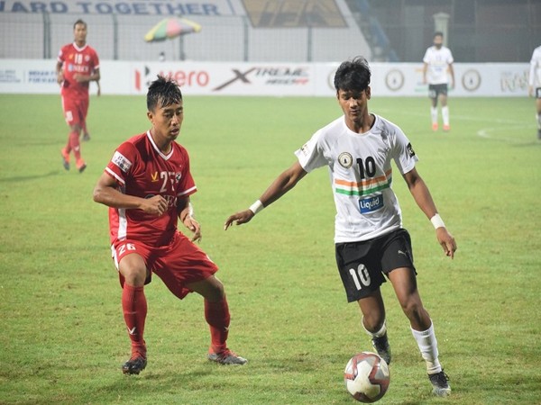 Aizawl FC were held to a 1-1 draw by Sudeva Delhi FC (Image: I-League's Twitter)