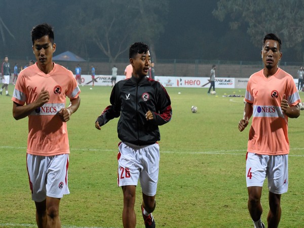 Aizwal FC players (Photo/ I-League Twitter)